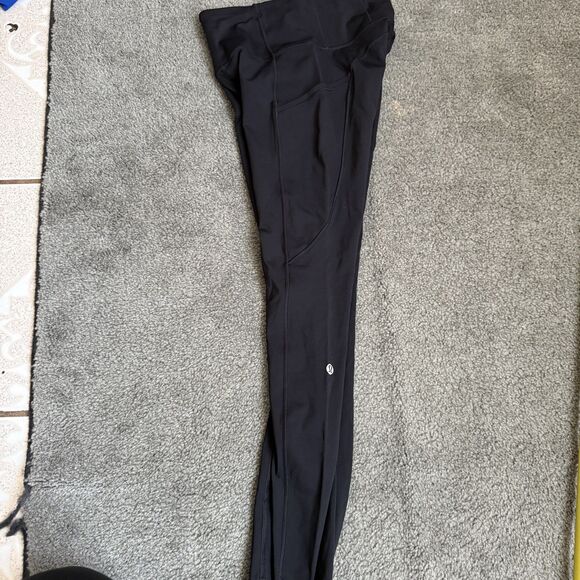 Lululemon Women Fast  Free HR Tight 25” Nulux LW5BXQS Black Size 2 - Picture 4 of 8